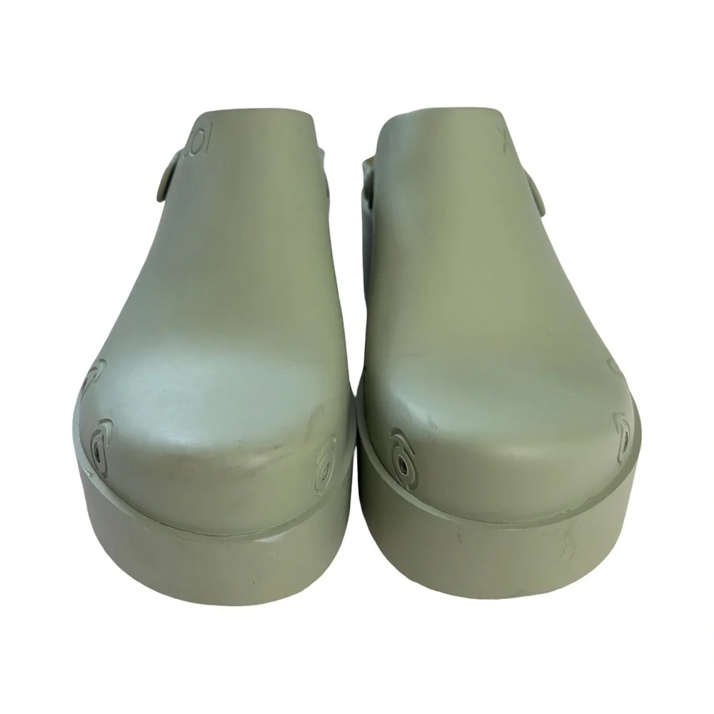 Xocoi  Green Platform Clog Sandals - Picture 2 of 9